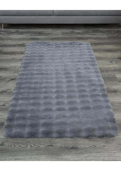 Travers Düz Antrasit Polyester Daire Modern Desenli Akrilik Hav Vermeyen Leke Tutmayan Kolay Temizlenen Yumuşak Makine Salon Yolluk Mutfak Halı fırsatları