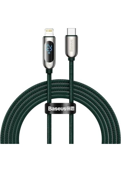Display Hızlı Şarj Kablosu Type-C To Ip 20W, 2m, Yeşil fiyatları