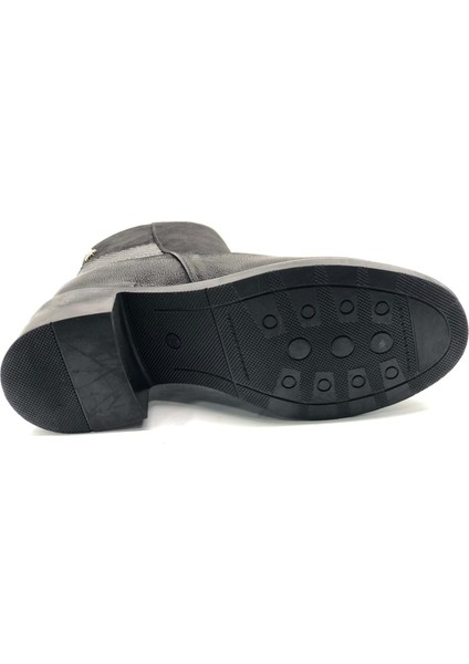 Kadın Hakiki Deri Casual Fermuarlı Bot 2551403K - Platin Sedef - 36 indirimleri