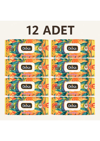 90 Lı Sunset Islak Mendil 12 Adet modelleri