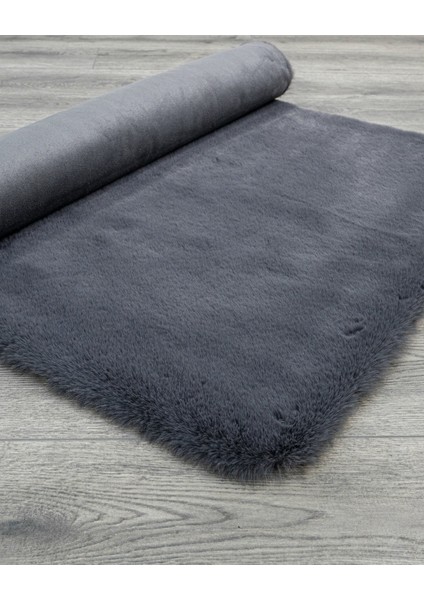 Sydney Düz Antrasit Polyester Daire Modern Desenli Akrilik Hav Vermeyen Leke Tutmayan Kolay Temizlenen Yumuşak Makine Salon Yolluk Mutfak Halı fiyatları