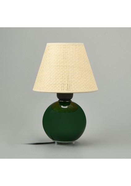 Lighting Green Culture Cam Abajur - Yeşil / Krem fiyatları