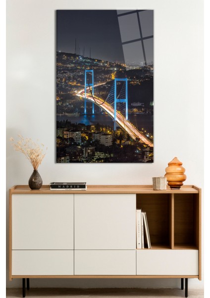 Istanbul Boğaz Köprüsü Cam Tablo, Darbelere Dayanıklı Kırılmaz Cam, Hediyelik