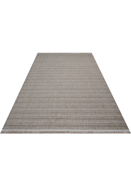 Aberrant Bej Hasır Etnik Modern Desenli Poliproplen Hav Vermeyen Leke Tutmayan Kolay Temizlenen Yumuşak Makine Salon Yolluk Mutfak Halı fırsatları