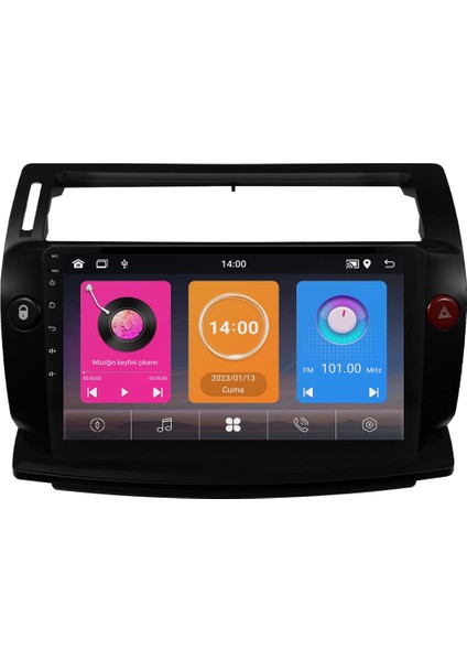 Citroen C4 Android Multimedya Sistemi (2005-2011) CRV-4072XAA