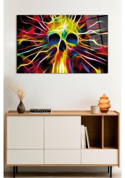 Renkli Kuru Kafa Cam Tablo, Darbelere Dayanıklı Kırılmaz Cam, Hediyelik