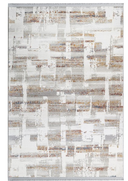 Shahd Modern Gri Akrilik Dikdörtgen Modern Desenli Akrilik Hav Vermeyen Leke Tutmayan Kolay Temizlenen Yumuşak Makine Salon Yolluk Mutfak Halı fırsatları