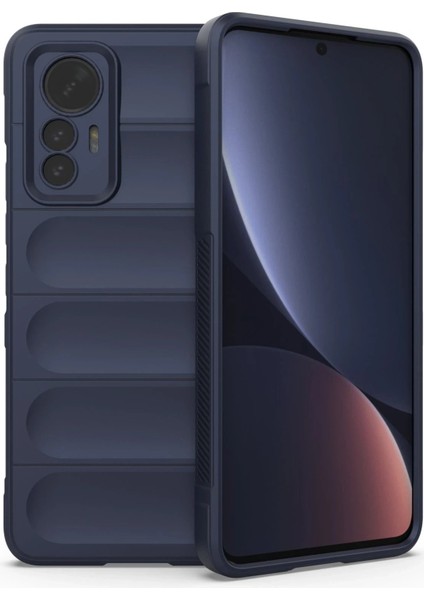 Xiaomi Mi 12 Lite Kılıf Optimum Silikon - Lacivert - BRNTEK7742-2040