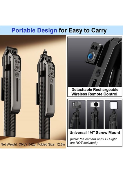 Aı Destekli Yüz Takipli Akıllı Gimbal – 360° Panoramik Çekim, Quadrapod Tripod, Ayrılabilir Telefon Tutucu, Uzaktan Kumandalı, Android & Ios Uyumlu | Y12 indirimleri