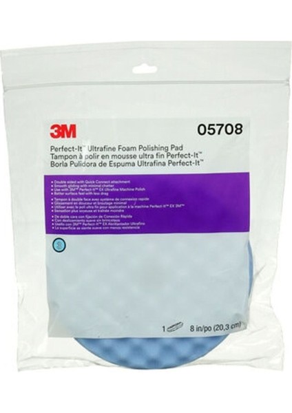 PN05708 Quick Connect Çift Taraflı Pasta Süngeri Adım 3 220MM – Mavi Hare Giderici Polisaj Pedi fiyatları