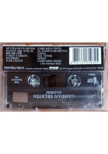 Candan Erçetin – Hazırım – Kaset (1995) indirimleri