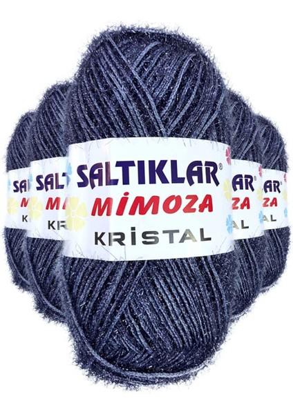 5 Adet Mimoza Kristal Işıltılı Şal Patik Yelek Ipi 36