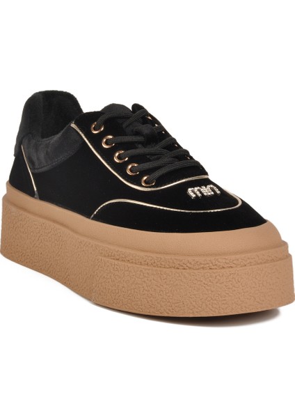 Siyah Yüksek Taban Içi Polarlı Kadın Sneaker 25K330 Z modelleri