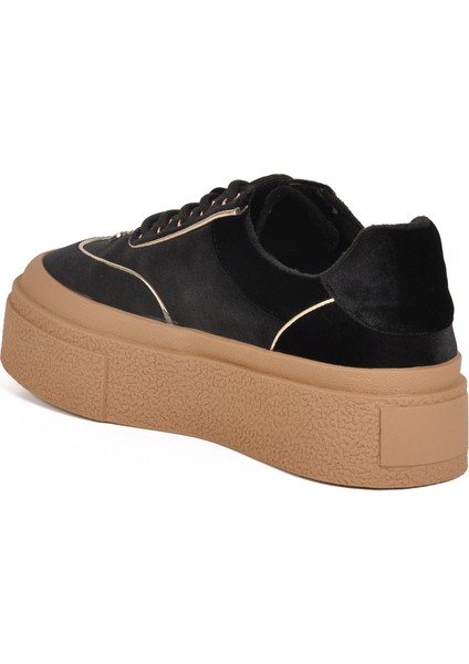 Siyah Yüksek Taban Içi Polarlı Kadın Sneaker 25K330 Z fırsatları