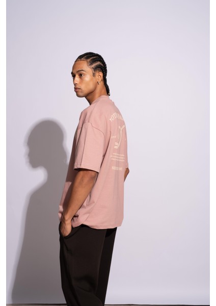 Erkek Oversize T-Shirt Hotel De Narcos Pembe fiyatları