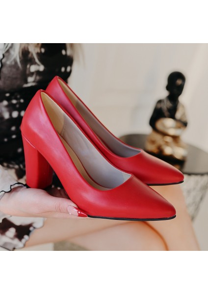 Giort Kırmızı Cilt Topuklu Ayakkabı fırsatları