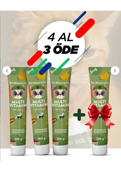 Dr. Blanco Ps Cat&dog Multivitamin Malt Pasta