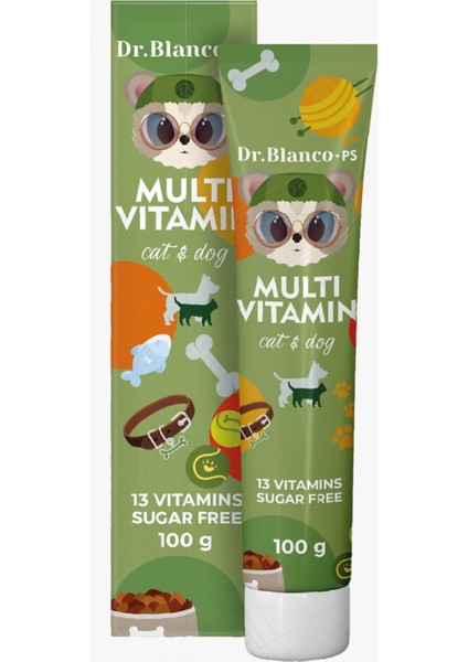 Dr. Blanco Ps Cat&dog Multivitamin Malt Pasta indirimleri
