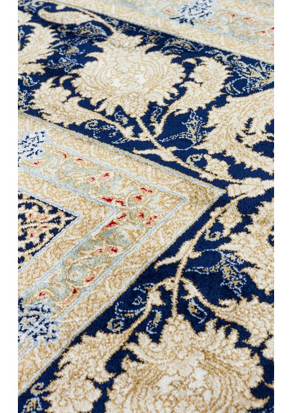 Bachelor Çerçeveli Krem Viskon Dikdörtgen Modern Desenli Akrilik Hav Vermeyen Leke Tutmayan Kolay Temizlenen Yumuşak Makine Salon Yolluk Mutfak Halı indirimleri