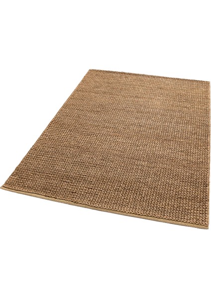 Murzzuschlag Modern Kahverengi Jüt Dikdörtgen Modern Desenli Akrilik Hav Vermeyen Leke Tutmayan Kolay Temizlenen Yumuşak Makine Salon Yolluk Jüt Halı modelleri
