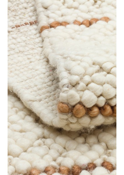 Yangtze Modern Bej Yün Dikdörtgen El Dokuma