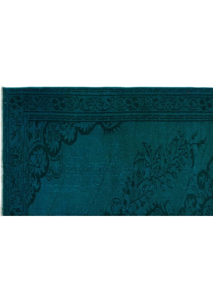 Atina Turkuaz Eskitme Yün Modern Desenli Yün Hav Toz Vermez Leke Tutmayan Salon Yolluk Mutfak El Dokuma Halı indirimleri