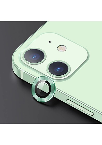 Usams Iphone 12 - 12 Mini 3D Metal Çerçeveli Kamera Lens KORUYUCU-(1903) - BRNTEK4089-5142 fiyatları