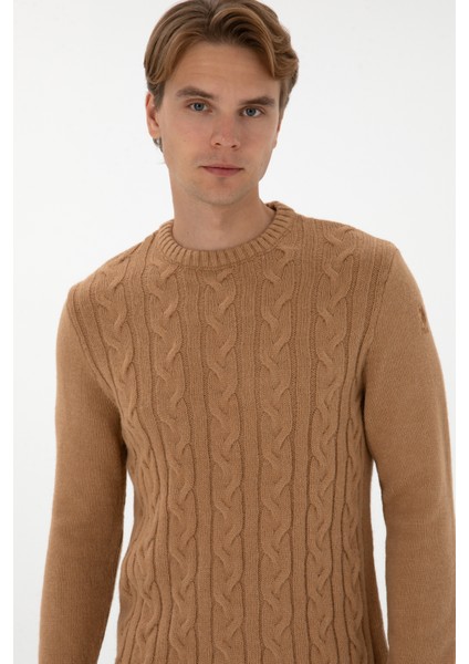 Erkek Camel Kazak /triko 50307884-VR015 fiyatları