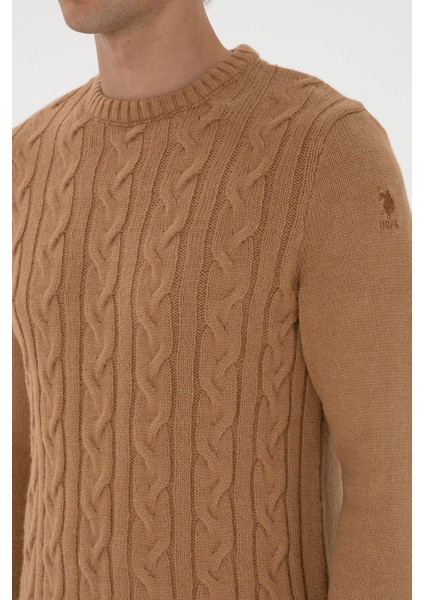 Erkek Camel Kazak /triko 50307884-VR015