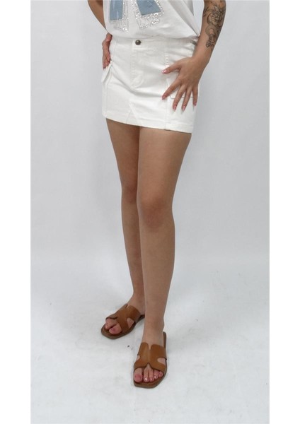 Kadın Kargo Cepli Etek