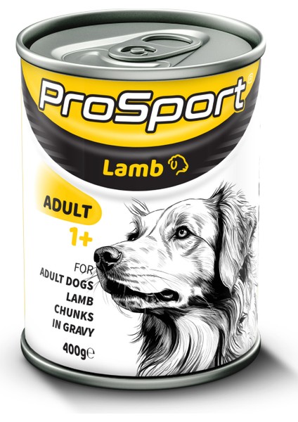 Prosport Chunk Kuzu Etli Yetişkin Köpek Konserve Mama 400GR