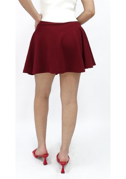 Kadın Yüksek Bel Şortlu Etek fiyatları