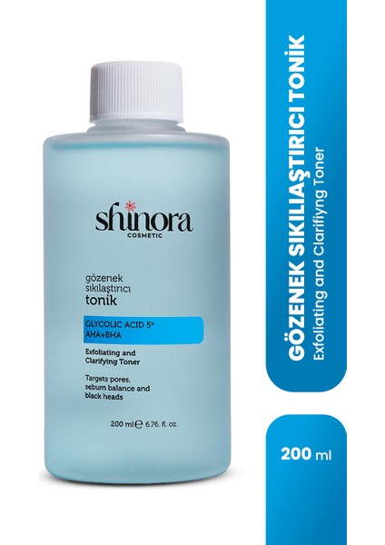 Canlandırıcı ve Gözenek Sıkılastırıcı Glikolik Asit Mavi Tonik 200 ml fiyatları