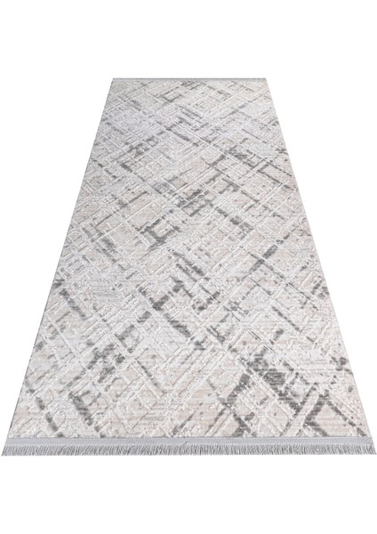 Vaikom Modern Gri Pamuk Dikdörtgen Modern Desenli Akrilik Hav Vermeyen Leke Tutmayan Kolay Temizlenen Yumuşak Makine Salon Yolluk Mutfak Halı indirimleri