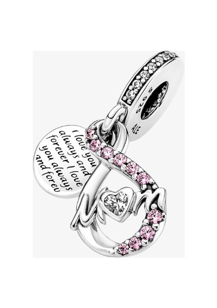 Sonsuzluk Mom Yazılı Sallantılı Charm fırsatları