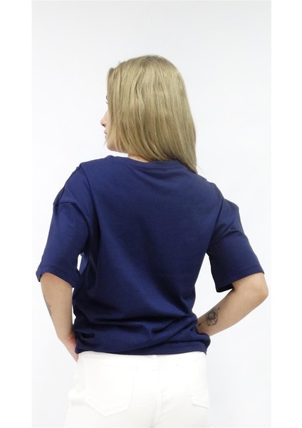 Kadın Ön Ayıcık Baskılı Owersize Tshirt fiyatları