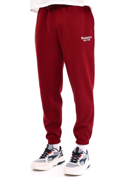 Wl 23RUBY BTS129 5pr Bordo Kadın Eşofman Altı