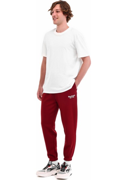 Wl 23RUBY BTS129 5pr Bordo Kadın Eşofman Altı modelleri