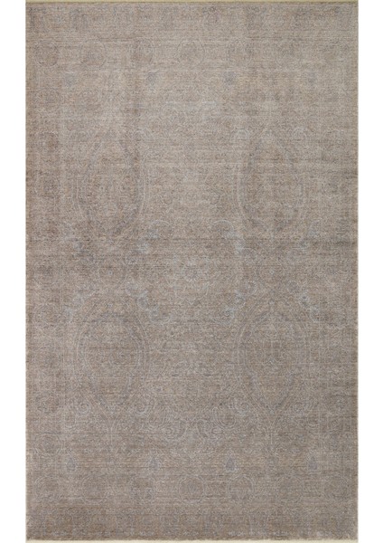 Pearland Eskitme Bej Modern Desenli Akrilik Hav Vermeyen Leke Tutmayan Kolay Temizlenen Yumuşak El Dokuma Salon Yolluk Halı