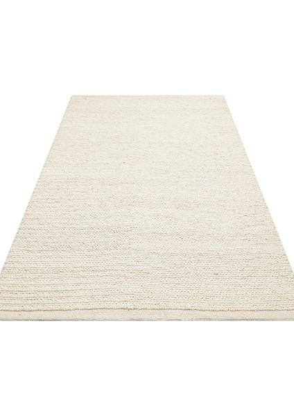 Modern Beyaz Yün Dikdörtgen El Dokuma indirimleri