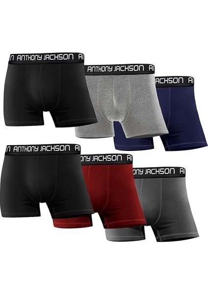 Likralı 6'lı Kutu Premium Erkek Boxer Ronın