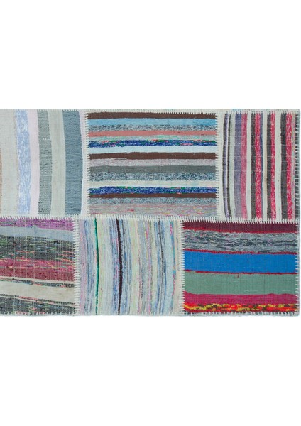 Teselya Bej Çizgili Yün Modern Desenli Yün Hav Toz Vermez Leke Tutmayan Salon Yolluk Mutfak El Dokuma Halı fırsatları