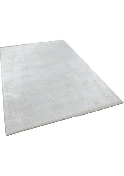 Veniamin Krem Düz Etnik Modern Desenli Viskon Hav Vermeyen Leke Tutmayan Kolay Temizlenen Yumuşak Makine Salon Yolluk Mutfak Halı fırsatları