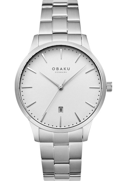 V247XDCISC Quartz Çelik Gri Beyaz Kadran Safir Cam 42 mm Erkek Kol Saati