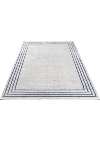 Suleyman Geometrik Mavi Mikrofiber Dikdörtgen Modern Desenli Akrilik Hav Vermeyen Leke Tutmayan Kolay Temizlenen Yumuşak Makine Salon Yolluk Mutfak Halı fiyatları