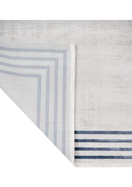 Suleyman Geometrik Mavi Mikrofiber Dikdörtgen Modern Desenli Akrilik Hav Vermeyen Leke Tutmayan Kolay Temizlenen Yumuşak Makine Salon Yolluk Mutfak Halı indirimleri