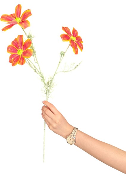 Islak Dokulu 60 cm Yapay Gelincik Çiçeği – Gerçekçi Görünümlü Dekoratif Salon ve Masa Çiçeği