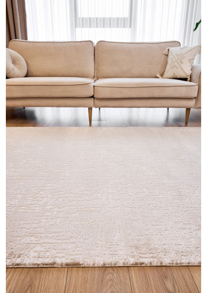 Vizon Modern Etnik Desenli Akrilik Hav Vermeyen Leke Tutmayan Kolay Temizlenen Yumuşak Makine Salon Yolluk Mutfak Halı fırsatları