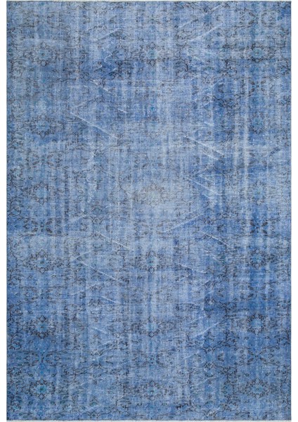 Vintage Sarı Çerçeveli Yün Modern Desenli Yün Hav Toz Vermez Leke Tutmayan Salon Yolluk Mutfak El Dokuma Halı