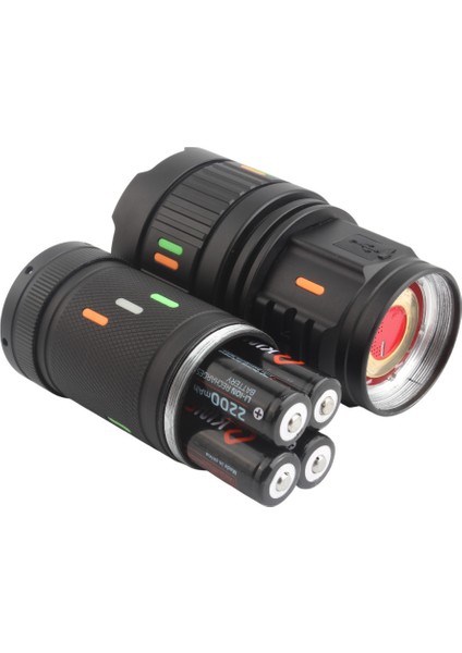 F.b.ı Pro F-3001 Alüminyum Tg LED Güç Göstergeli Type-C Şarjlı El Feneri indirimleri